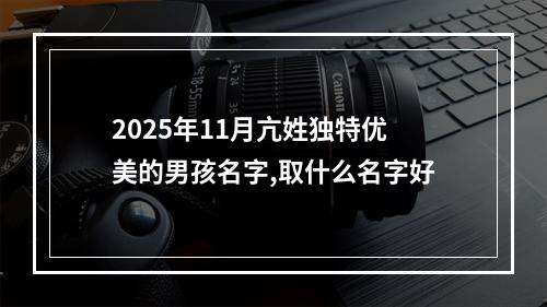 2025年11月亢姓独特优美的男孩名字,取什么名字好