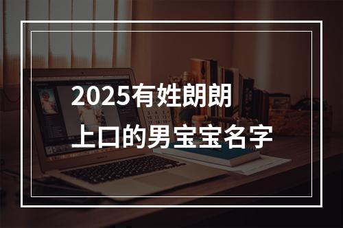 2025有姓朗朗上口的男宝宝名字
