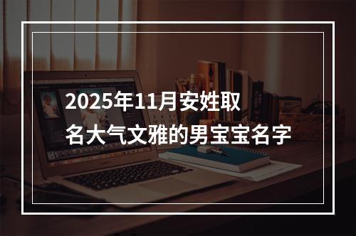 2025年11月安姓取名大气文雅的男宝宝名字