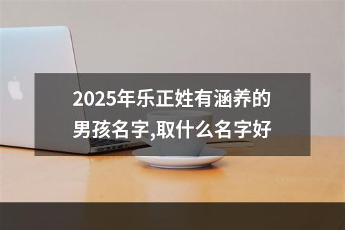 2025年乐正姓有涵养的男孩名字,取什么名字好