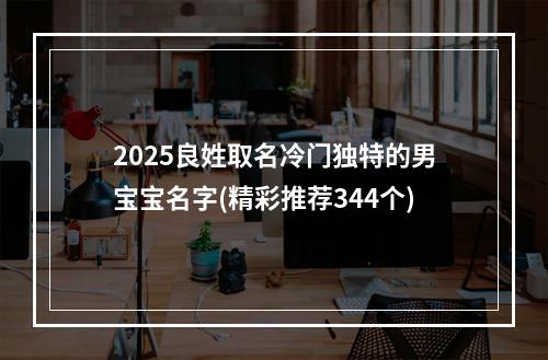 2025良姓取名冷门独特的男宝宝名字(精彩推荐344个)