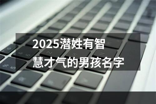 2025潜姓有智慧才气的男孩名字