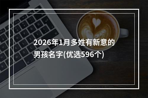 2026年1月多姓有新意的男孩名字(优选596个)