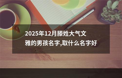 2025年12月滕姓大气文雅的男孩名字,取什么名字好