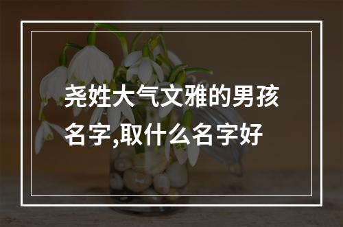 尧姓大气文雅的男孩名字,取什么名字好