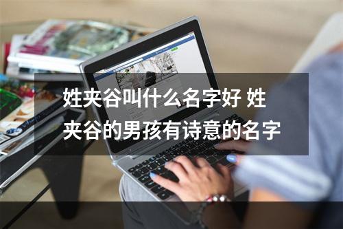 姓夹谷叫什么名字好 姓夹谷的男孩有诗意的名字