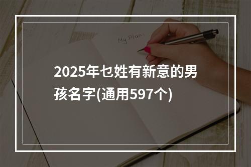 2025年乜姓有新意的男孩名字(通用597个)