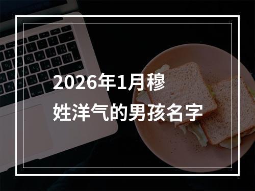 2026年1月穆姓洋气的男孩名字