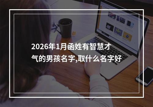 2026年1月函姓有智慧才气的男孩名字,取什么名字好
