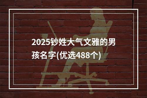 2025钞姓大气文雅的男孩名字(优选488个)