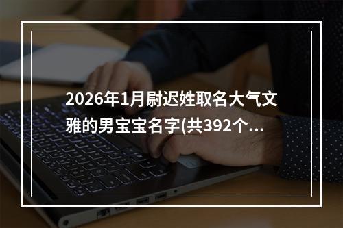 2026年1月尉迟姓取名大气文雅的男宝宝名字(共392个)