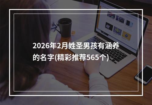 2026年2月姓圣男孩有涵养的名字(精彩推荐565个)