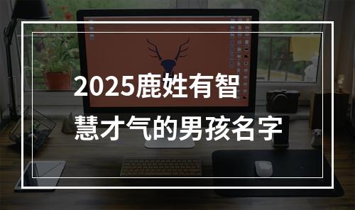 2025鹿姓有智慧才气的男孩名字