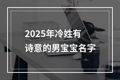 2025年冷姓有诗意的男宝宝名字