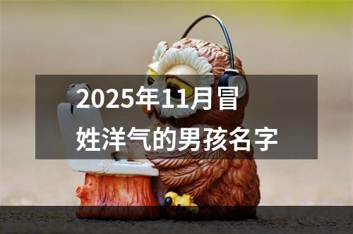 2025年11月冒姓洋气的男孩名字