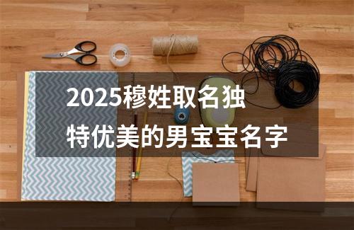 2025穆姓取名独特优美的男宝宝名字