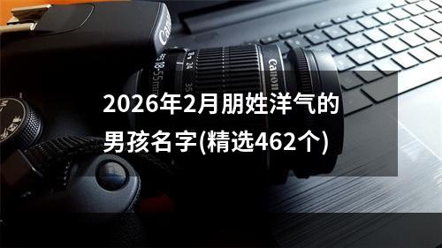 2026年2月朋姓洋气的男孩名字(精选462个)