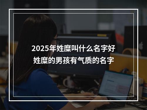 2025年姓糜叫什么名字好 姓糜的男孩有气质的名字