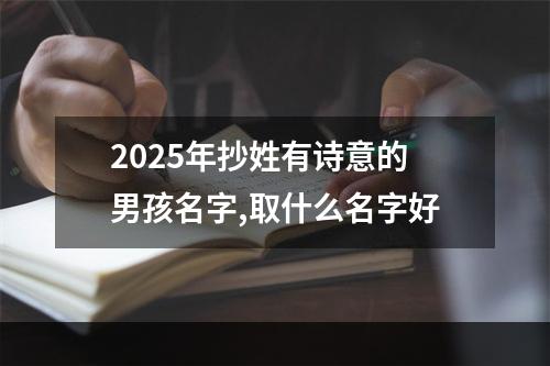 2025年抄姓有诗意的男孩名字,取什么名字好