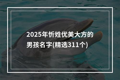 2025年忻姓优美大方的男孩名字(精选311个)