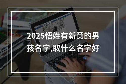 2025悟姓有新意的男孩名字,取什么名字好