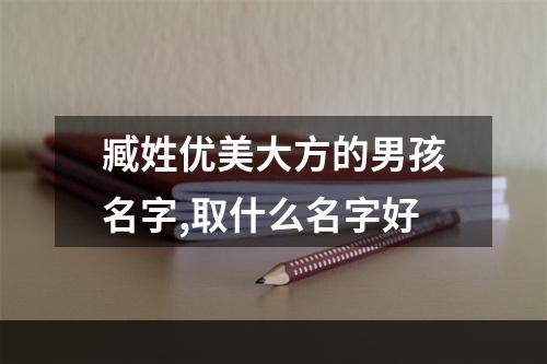 臧姓优美大方的男孩名字,取什么名字好