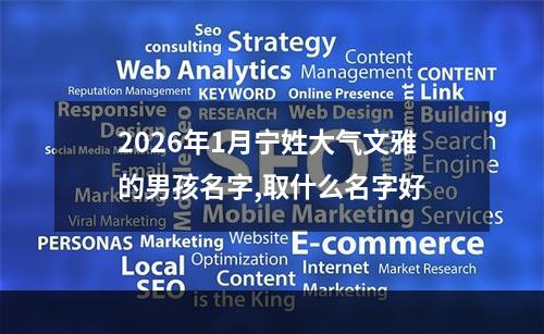 2026年1月宁姓大气文雅的男孩名字,取什么名字好