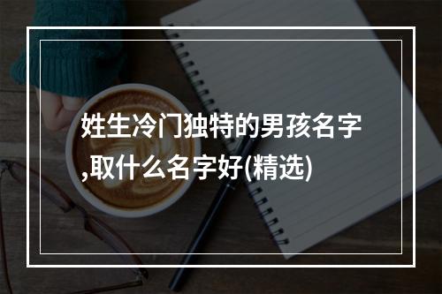 姓生冷门独特的男孩名字,取什么名字好(精选)