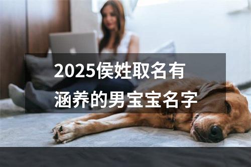 2025侯姓取名有涵养的男宝宝名字