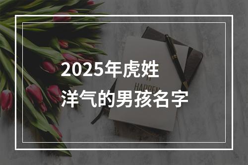 2025年虎姓洋气的男孩名字