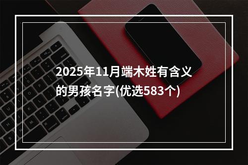 2025年11月端木姓有含义的男孩名字(优选583个)