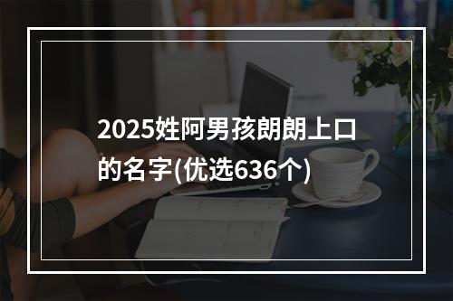 2025姓阿男孩朗朗上口的名字(优选636个)