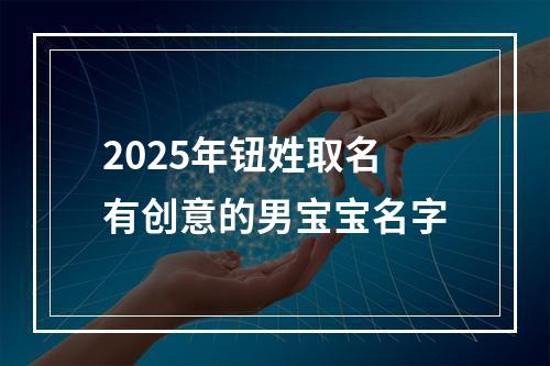 2025年钮姓取名有创意的男宝宝名字