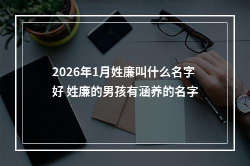 2026年1月姓廉叫什么名字好 姓廉的男孩有涵养的名字