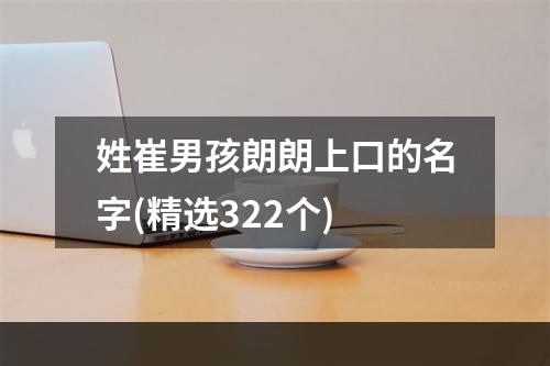 姓崔男孩朗朗上口的名字(精选322个)