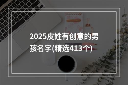 2025皮姓有创意的男孩名字(精选413个)
