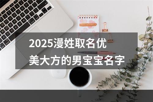 2025漫姓取名优美大方的男宝宝名字