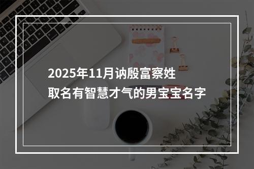2025年11月讷殷富察姓取名有智慧才气的男宝宝名字