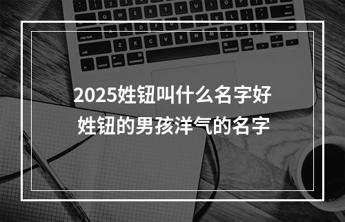 2025姓钮叫什么名字好 姓钮的男孩洋气的名字