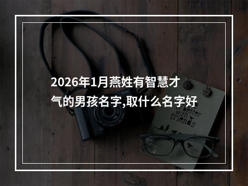 2026年1月燕姓有智慧才气的男孩名字,取什么名字好