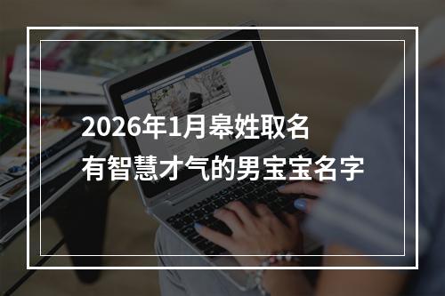 2026年1月皋姓取名有智慧才气的男宝宝名字