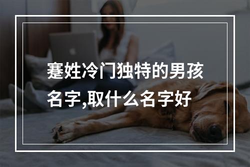 蹇姓冷门独特的男孩名字,取什么名字好