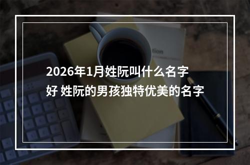 2026年1月姓阮叫什么名字好 姓阮的男孩独特优美的名字