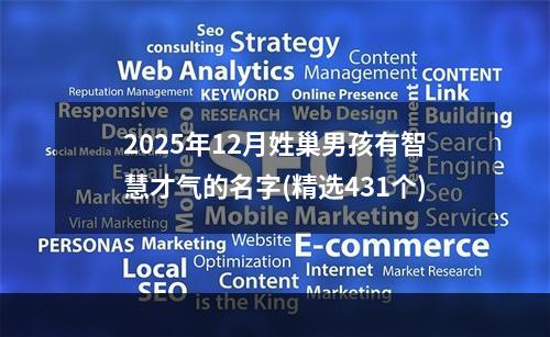 2025年12月姓巢男孩有智慧才气的名字(精选431个)