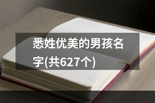 悉姓优美的男孩名字(共627个)
