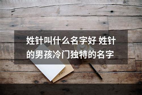 姓针叫什么名字好 姓针的男孩冷门独特的名字
