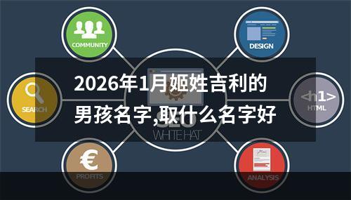 2026年1月姬姓吉利的男孩名字,取什么名字好