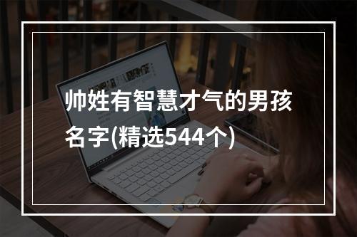 帅姓有智慧才气的男孩名字(精选544个)