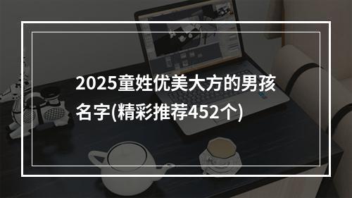 2025童姓优美大方的男孩名字(精彩推荐452个)
