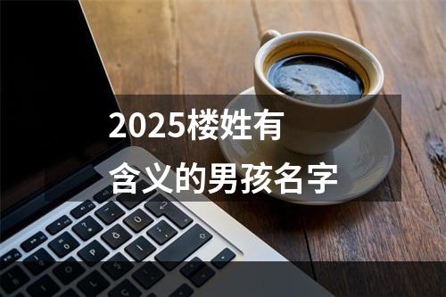 2025楼姓有含义的男孩名字